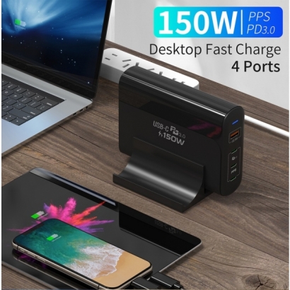 150W 4-Port Desktop Charger 